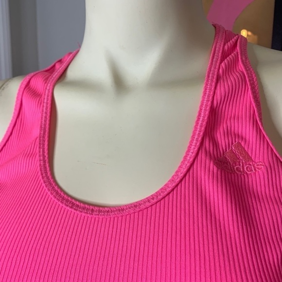 Adidas Running Work Out Pink Tank Top - Picture 3 of 6